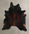 Chocolate X-Large Brazilian Cowhide Rug 7'6