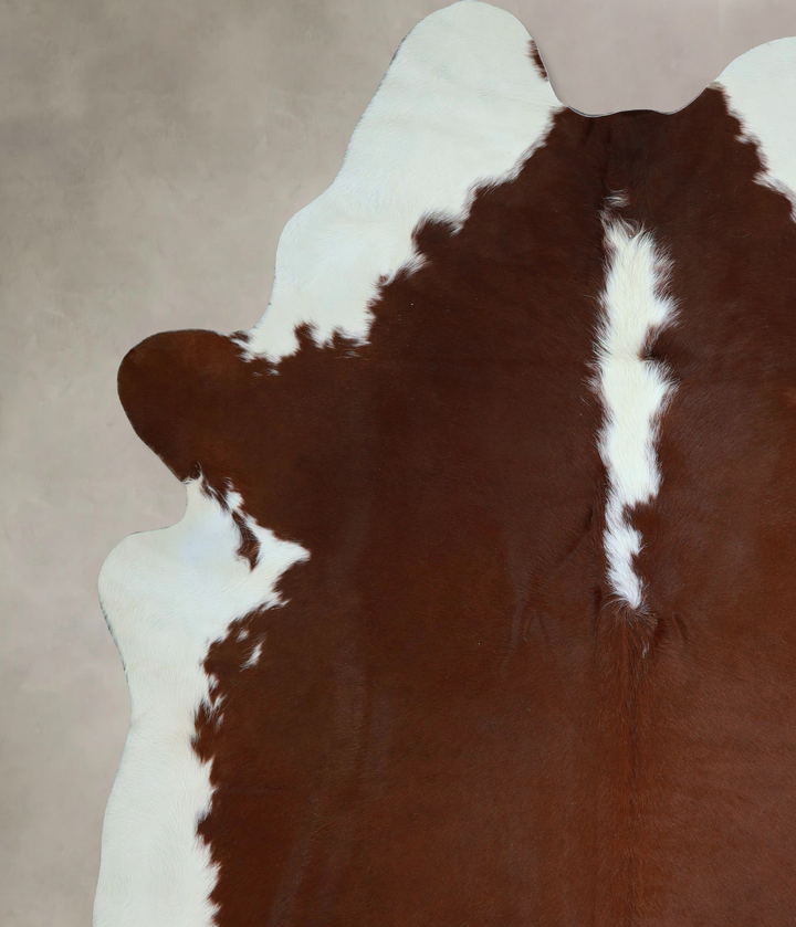 Hereford XX-Large Brazilian Cowhide Rug 8'0"H x 6'11"W #A44837 by Hudson Hides