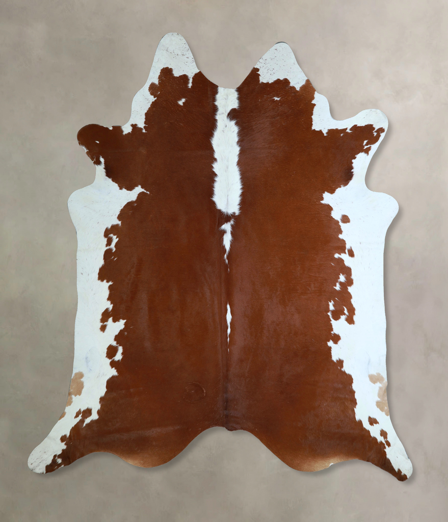 Hereford XX-Large Brazilian Cowhide Rug 7'11"H x 7'5"W #A44840 by Hudson Hides