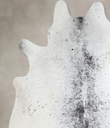 Salt and Pepper Black X-Large Brazilian Cowhide Rug 6'11"H x 6'8"W #A44856 by Hudson Hides