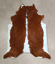 Hereford XX-Large Brazilian Cowhide Rug 7'5"H x 7'1"W #A44863 by Hudson Hides