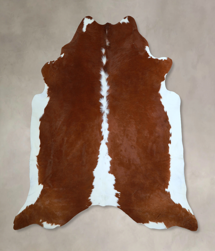 Hereford XX-Large Brazilian Cowhide Rug 7'5"H x 7'1"W #A44863 by Hudson Hides