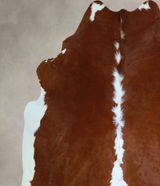 Hereford XX-Large Brazilian Cowhide Rug 7'5"H x 7'1"W #A44863 by Hudson Hides