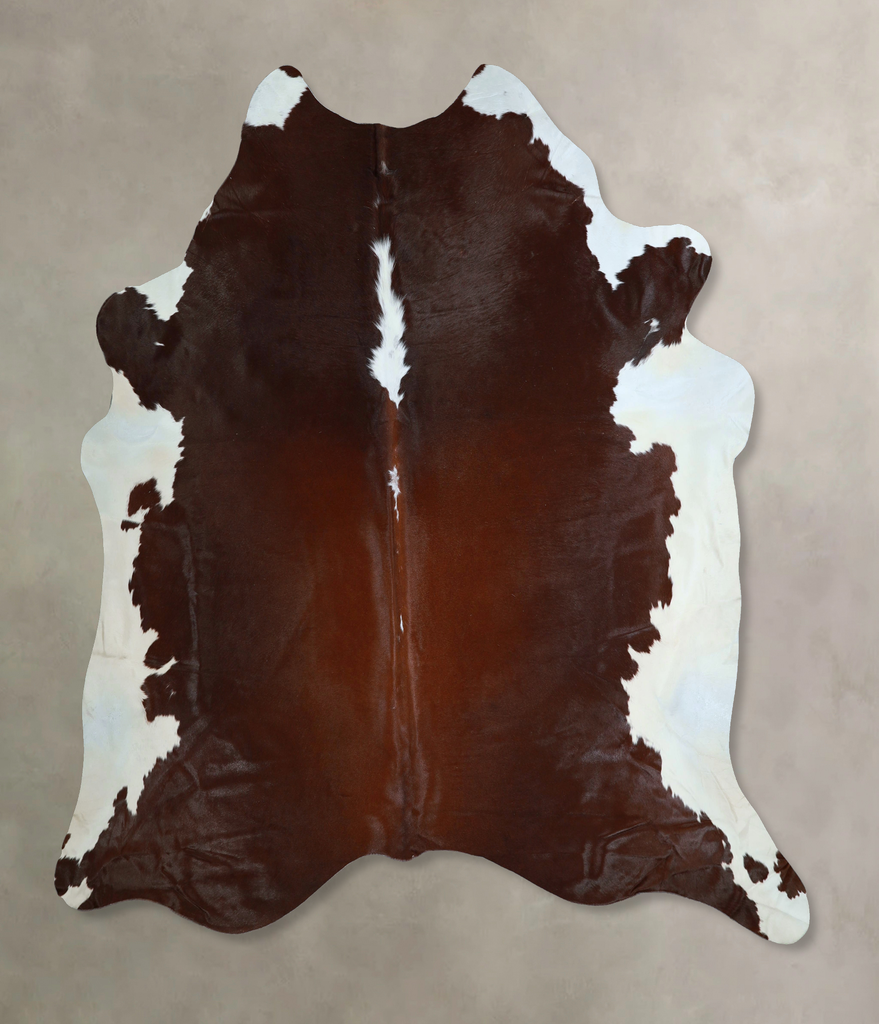 Hereford XX-Large Brazilian Cowhide Rug 7'4"H x 7'3"W #A44864 by Hudson Hides