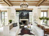 Hereford XX-Large Brazilian Cowhide Rug 7'4"H x 7'3"W #A44864 by Hudson Hides