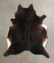 Chocolate X-Large Brazilian Cowhide Rug 7'6