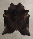 Chocolate X-Large Brazilian Cowhide Rug 6'10"H x 6'2"W #A44892 by Hudson Hides