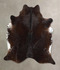 Chocolate X-Large Brazilian Cowhide Rug 6'10