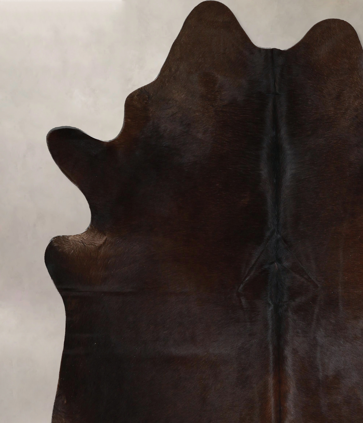 Chocolate X-Large Brazilian Cowhide Rug 7'4"H x 6'2"W #A44896 by Hudson Hides