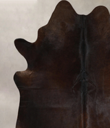 Chocolate X-Large Brazilian Cowhide Rug 7'4"H x 6'2"W #A44896 by Hudson Hides