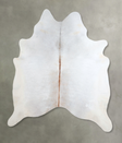 Grey with Beige X-Large Brazilian Cowhide Rug 7'2"H x 6'2"W #A44909 by Hudson Hides