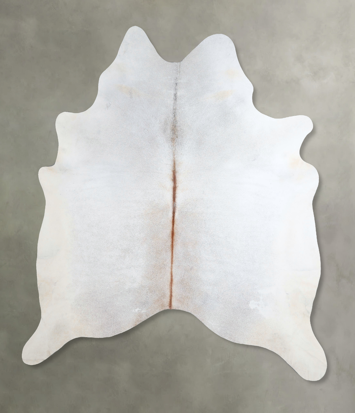 Grey with Beige X-Large Brazilian Cowhide Rug 7'2"H x 6'2"W #A44909 by Hudson Hides