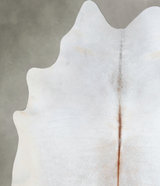 Grey with Beige X-Large Brazilian Cowhide Rug 7'2"H x 6'2"W #A44909 by Hudson Hides