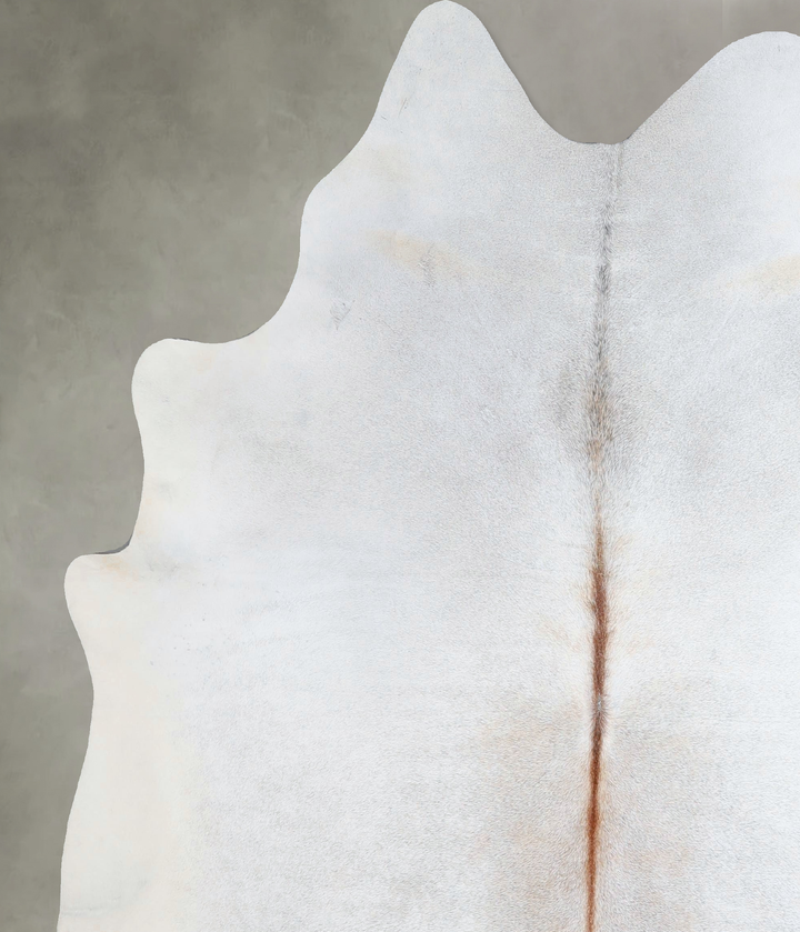 Grey with Beige X-Large Brazilian Cowhide Rug 7'2"H x 6'2"W #A44909 by Hudson Hides