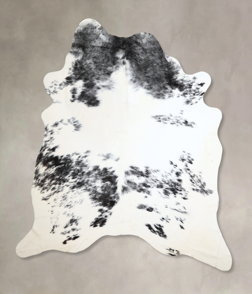 Black and White XX-Large Brazilian Cowhide Rug 8'6"H x 6'10"W #A44919 by Hudson Hides