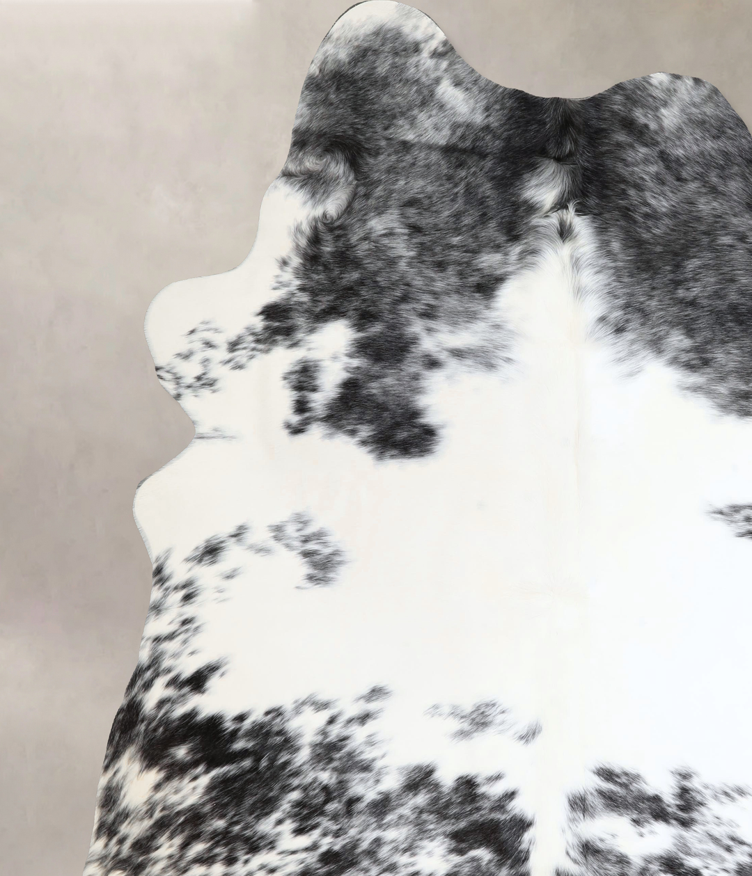 Black and White XX-Large Brazilian Cowhide Rug 8'6"H x 6'10"W #A44919 