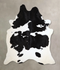 Black and White XX-Large Brazilian Cowhide Rug 8'9