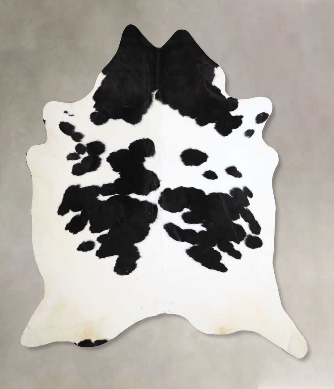 Black and White XX-Large Brazilian Cowhide Rug 8'6"H x 7'3"W #A44922 b