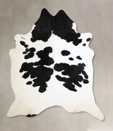 Black and White XX-Large Brazilian Cowhide Rug 8'6"H x 7'3"W #A44922 by Hudson Hides