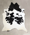 Black and White XX-Large Brazilian Cowhide Rug 8'6