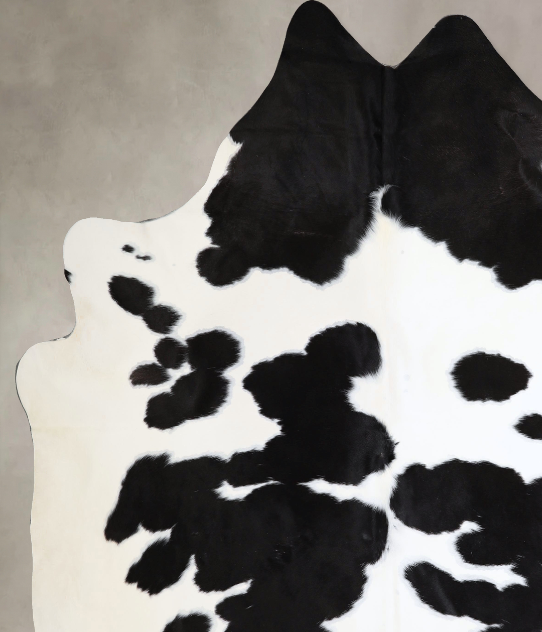 Black and White XX-Large Brazilian Cowhide Rug 8'6"H x 7'3"W #A44922 b
