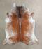 Salt and Pepper Brown Large Brazilian Cowhide Rug 6'2