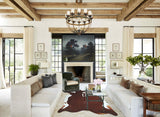 Hereford XX-Large Brazilian Cowhide Rug 8'2"H x 6'11"W #A44967 by Hudson Hides
