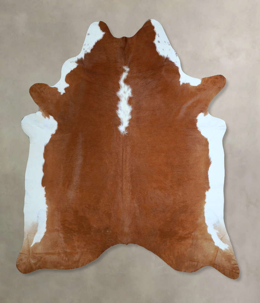 Hereford XX-Large Brazilian Cowhide Rug 7'11"H x 7'1"W #A44968 by Hudson Hides