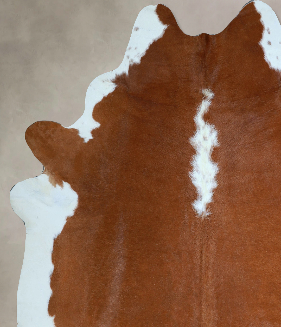Hereford XX-Large Brazilian Cowhide Rug 7'11"H x 7'1"W #A44968 by Huds