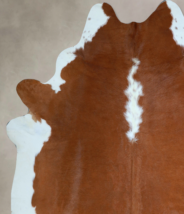 Hereford XX-Large Brazilian Cowhide Rug 7'11"H x 7'1"W #A44968 by Hudson Hides