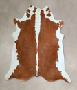 Hereford XX-Large Brazilian Cowhide Rug 7'0"H x 7'3"W #A44969 by Hudson Hides