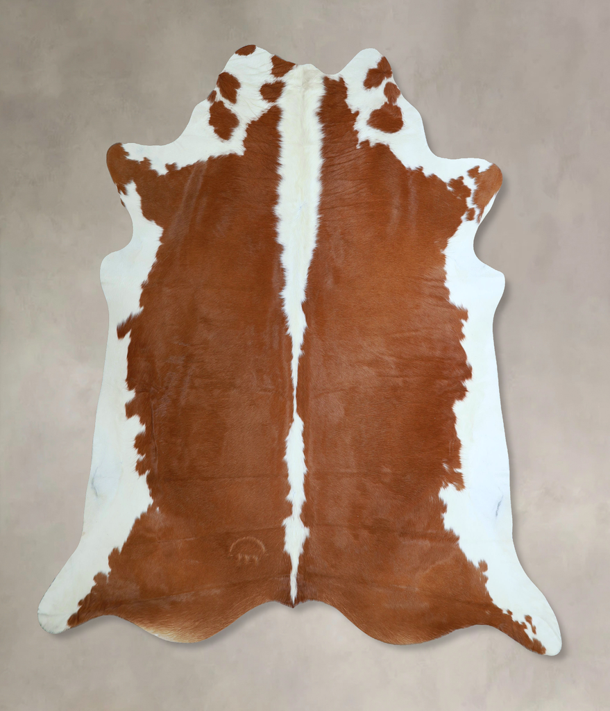 Hereford XX-Large Brazilian Cowhide Rug 7'0"H x 7'3"W #A44969 by Hudson Hides