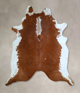 Hereford XX-Large Brazilian Cowhide Rug 8'7"H x 7'8"W #A44970 by Hudson Hides