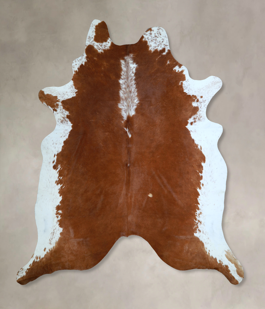 Hereford XX-Large Brazilian Cowhide Rug 8'7"H x 7'8"W #A44970 by Hudson Hides