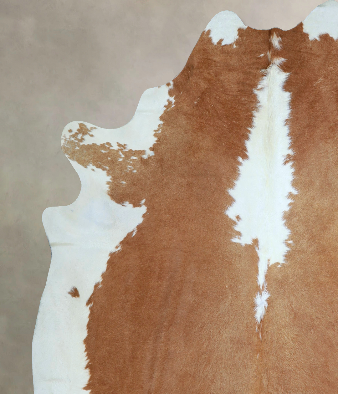 Hereford XX-Large Brazilian Cowhide Rug 8'0"H x 7'4"W #A44971 by Hudso