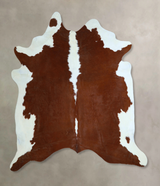 Hereford X-Large Brazilian Cowhide Rug 7'2"H x 6'8"W #A44973 by Hudson Hides
