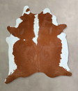 Hereford X-Large Brazilian Cowhide Rug 7'4"H x 6'3"W #A44974 by Hudson Hides