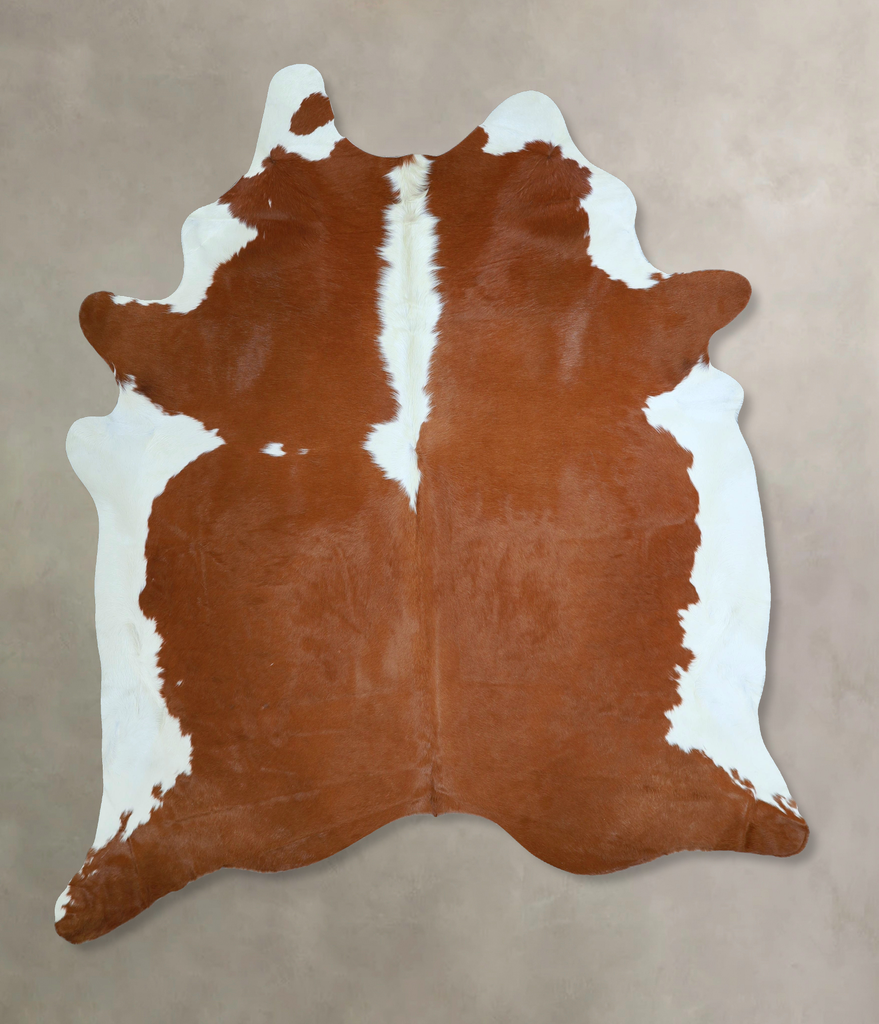 Hereford X-Large Brazilian Cowhide Rug 7'4"H x 6'3"W #A44974 by Hudson Hides