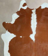 Hereford X-Large Brazilian Cowhide Rug 7'4"H x 6'3"W #A44974 by Hudson Hides