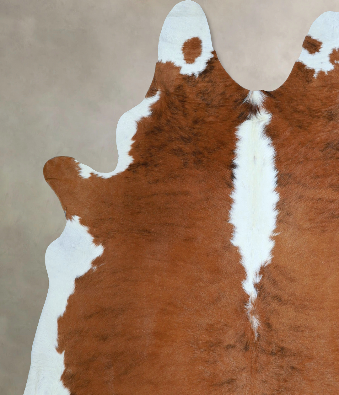 Hereford XX-Large Brazilian Cowhide Rug 7'7"H x 6'9"W #A44975 by Hudso