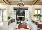 Hereford XX-Large Brazilian Cowhide Rug 7'7"H x 6'9"W #A44975 by Hudson Hides