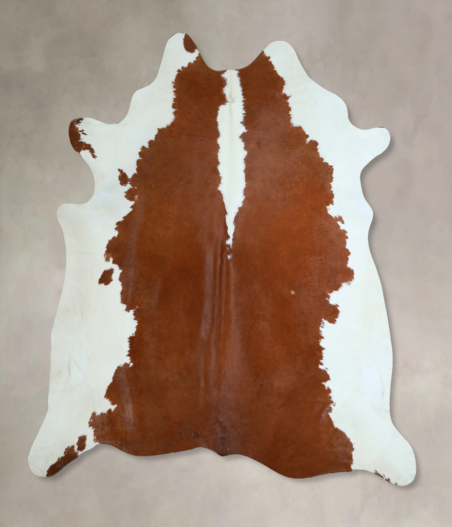 Hereford X-Large Brazilian Cowhide Rug 6'10"H x 6'8"W #A44976 by Hudson Hides