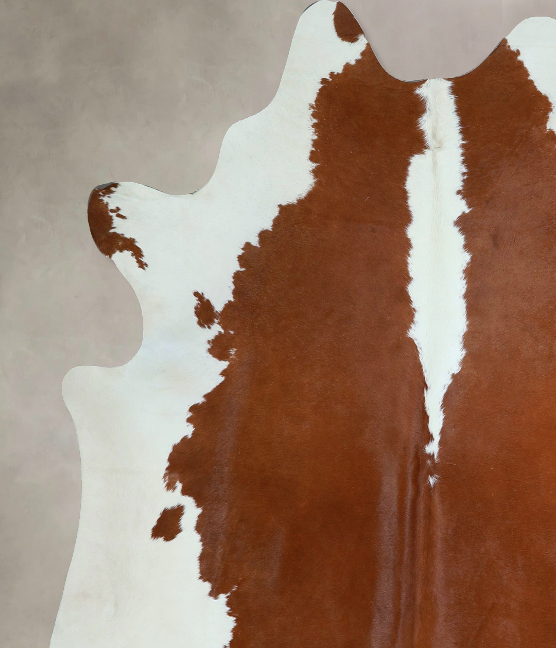 Hereford X-Large Brazilian Cowhide Rug 6'10"H x 6'8"W #A44976 by Hudso