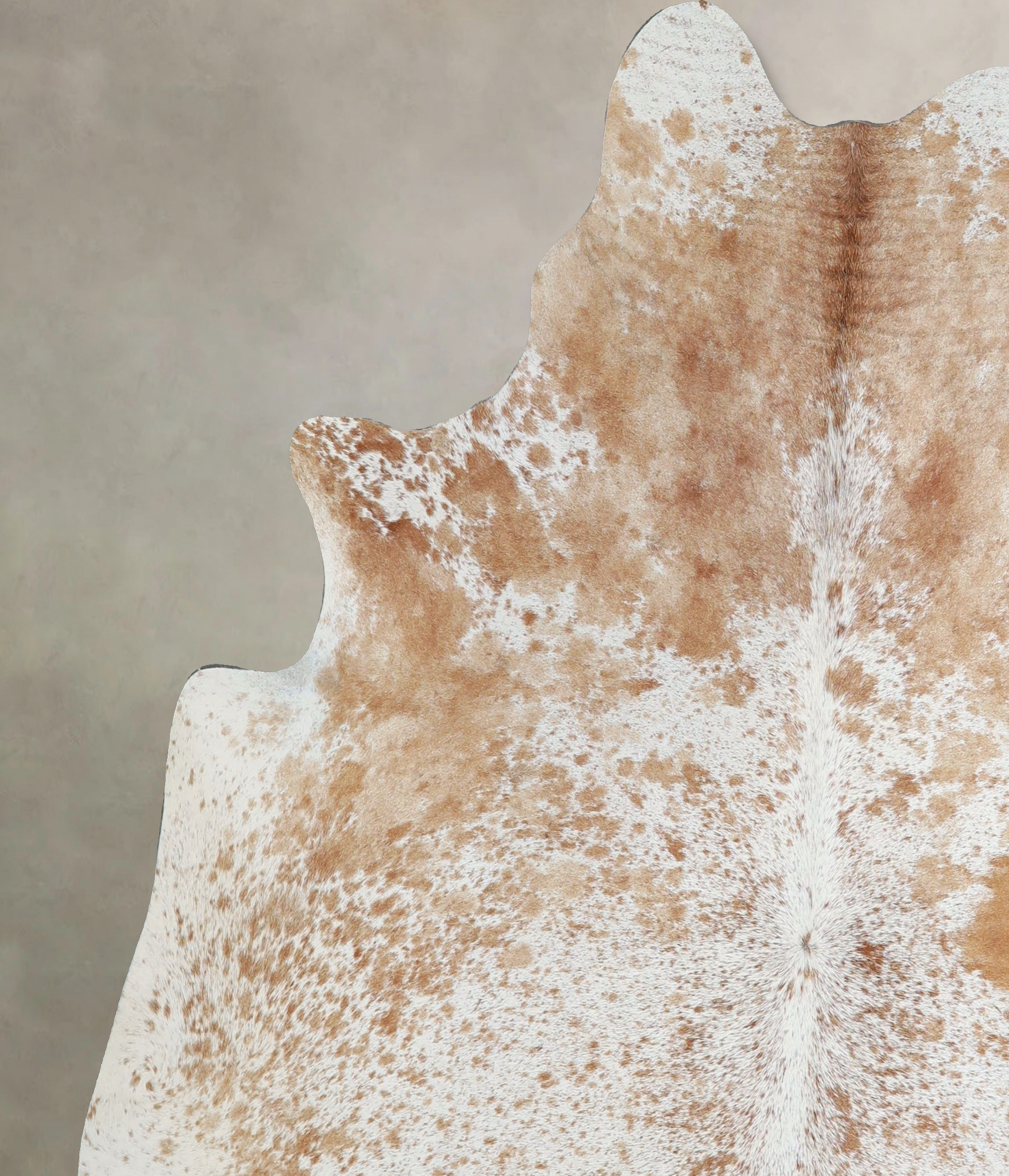 Salt and Pepper Brown Cowhide Rug #A44990