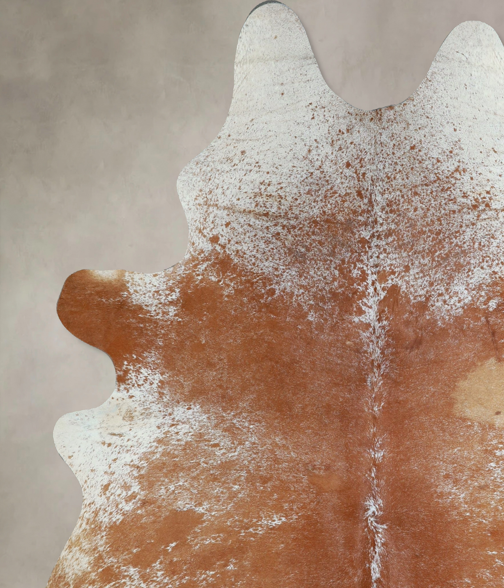Salt and Pepper Brown Cowhide Rug #A44991