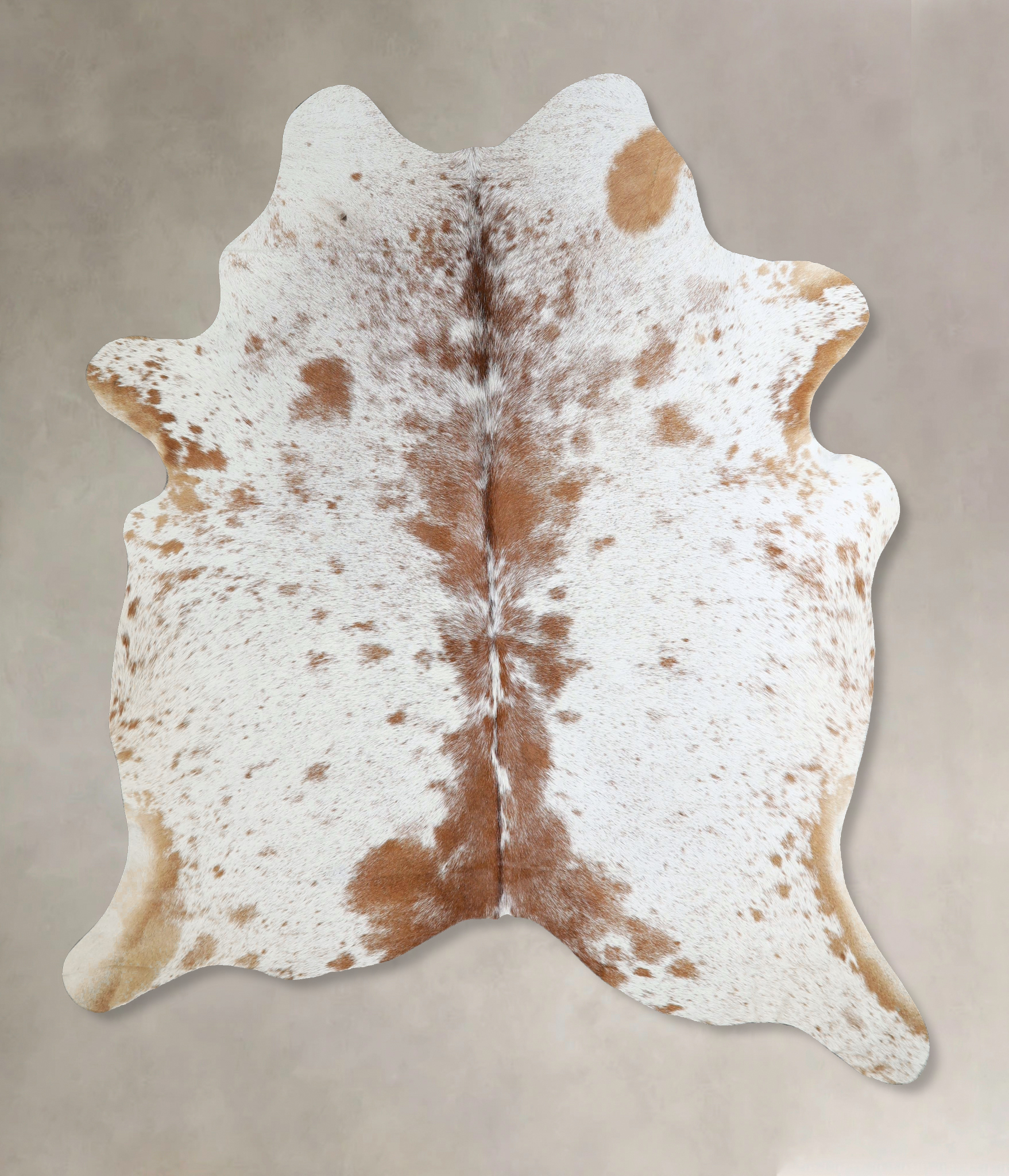 Salt and Pepper Brown Cowhide Rug #A44992