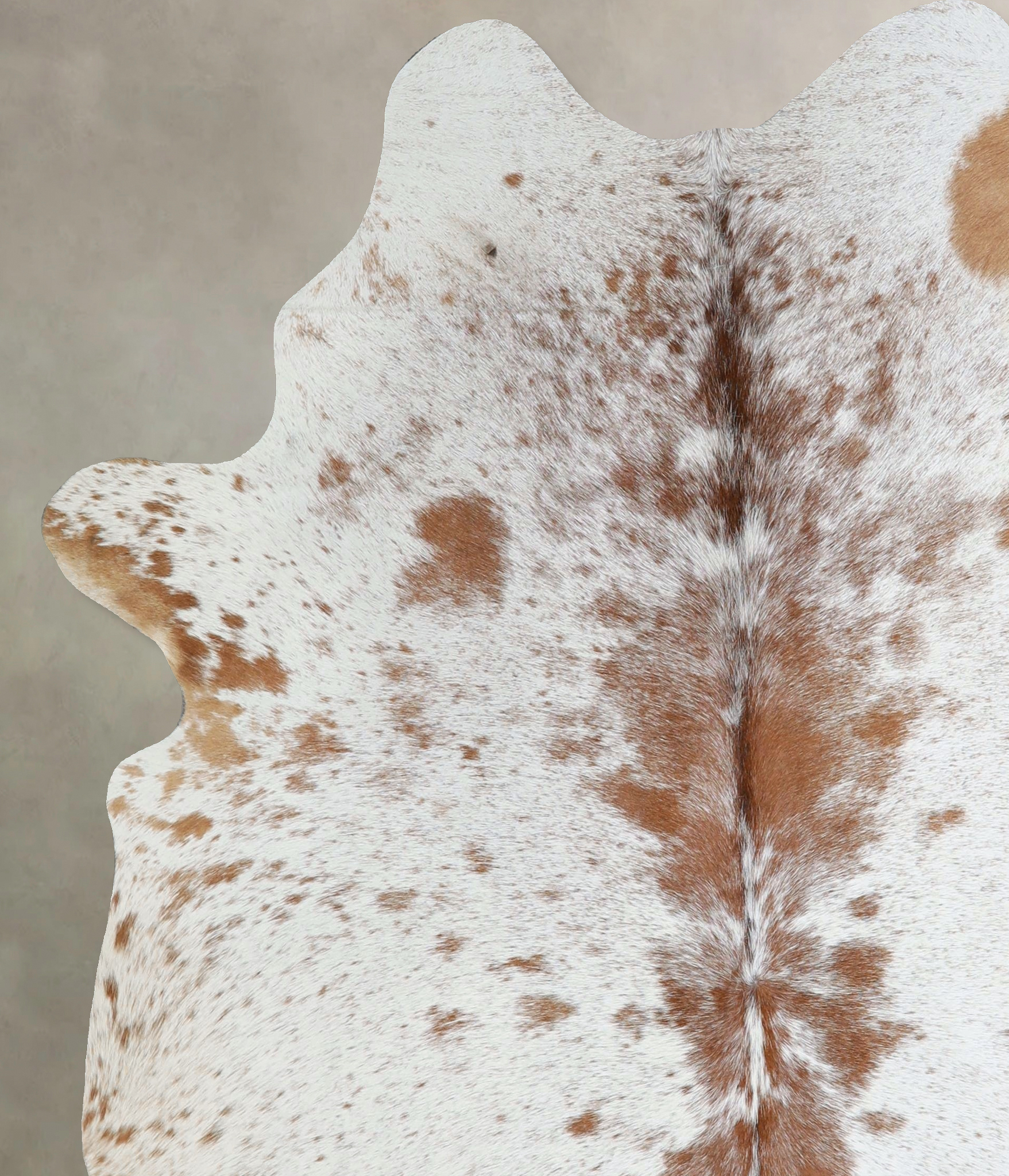 Salt and Pepper Brown Cowhide Rug #A44992
