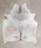 Salt and Pepper Brown Large Brazilian Cowhide Rug 6'11