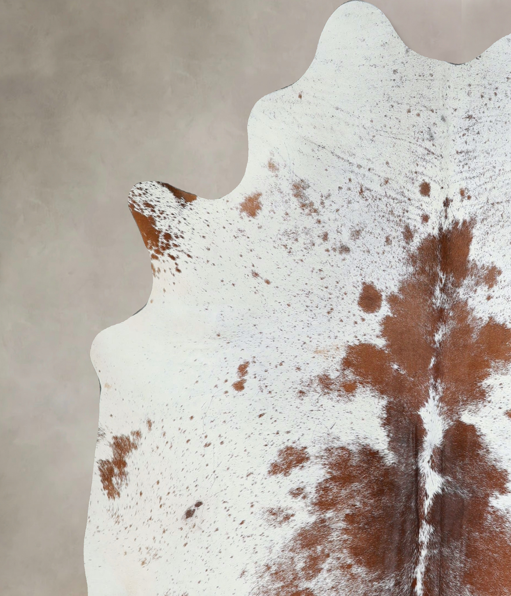 Salt and Pepper Brown Cowhide Rug #A44998
