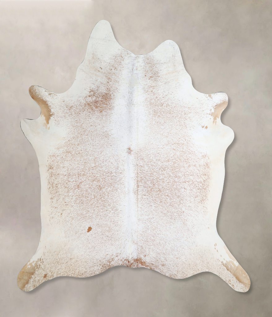 Salt and Pepper Brown X-Large Brazilian Cowhide Rug 6'11"H x 6'6"W #A45000 by Hudson Hides